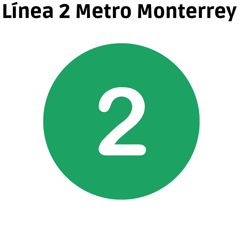 Línea 2 Metro Monterrey - Metro Monterrey 🚇 Metrorrey