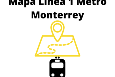 Mapa Línea 1 Metro Monterrey
