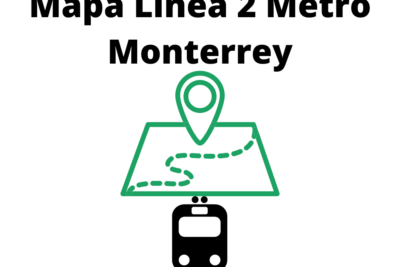 Mapa Línea 2 Metro Monterrey