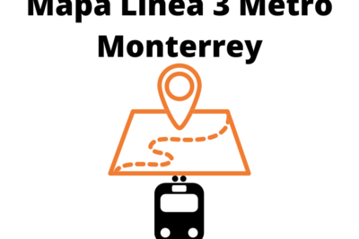Mapa Línea 3 Metro Monterrey